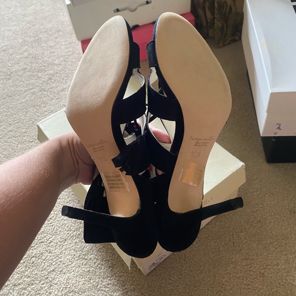 Black lace up heels - Picture 4 of 5